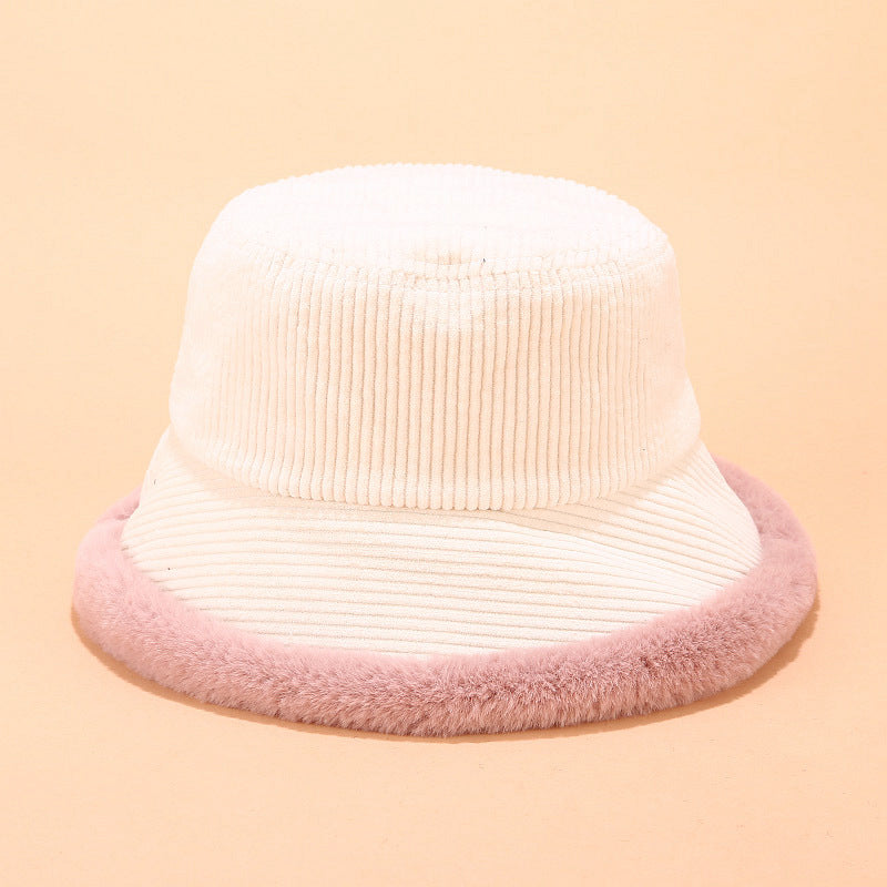 Corduroy fisherman hat