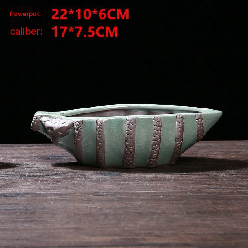 Ge Kiln Orchid Pots Creative Asparagus Fern Phalaenopsis