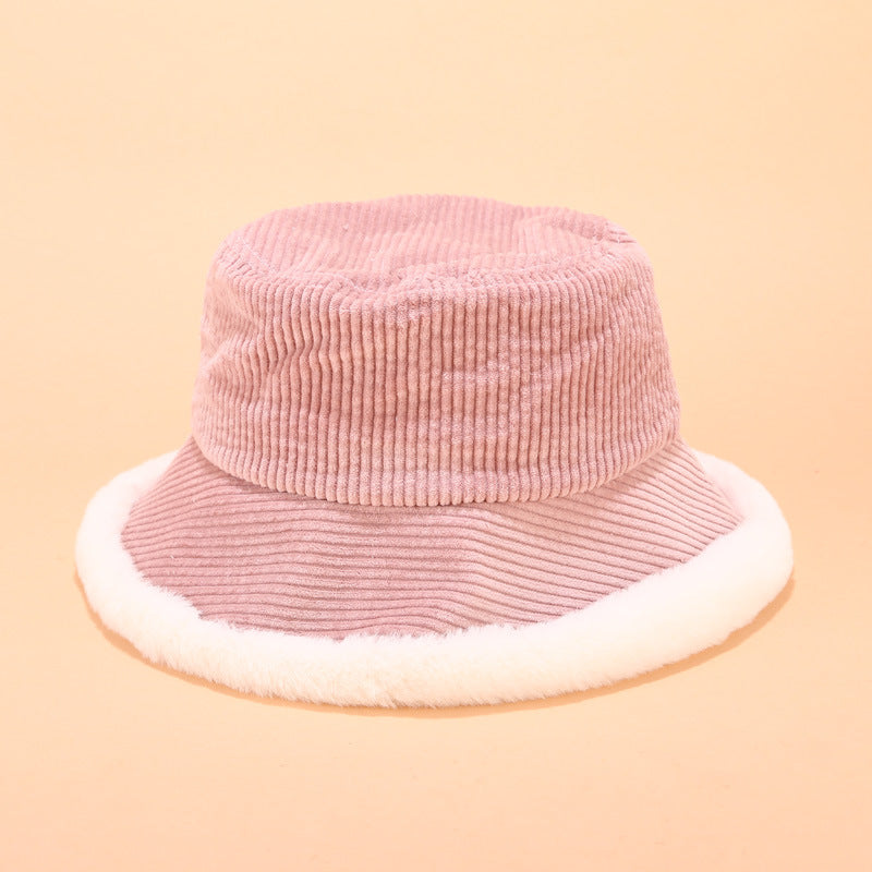 Corduroy fisherman hat