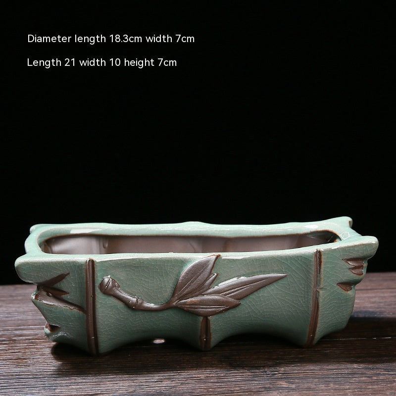 Ge Kiln Orchid Pots Creative Asparagus Fern Phalaenopsis