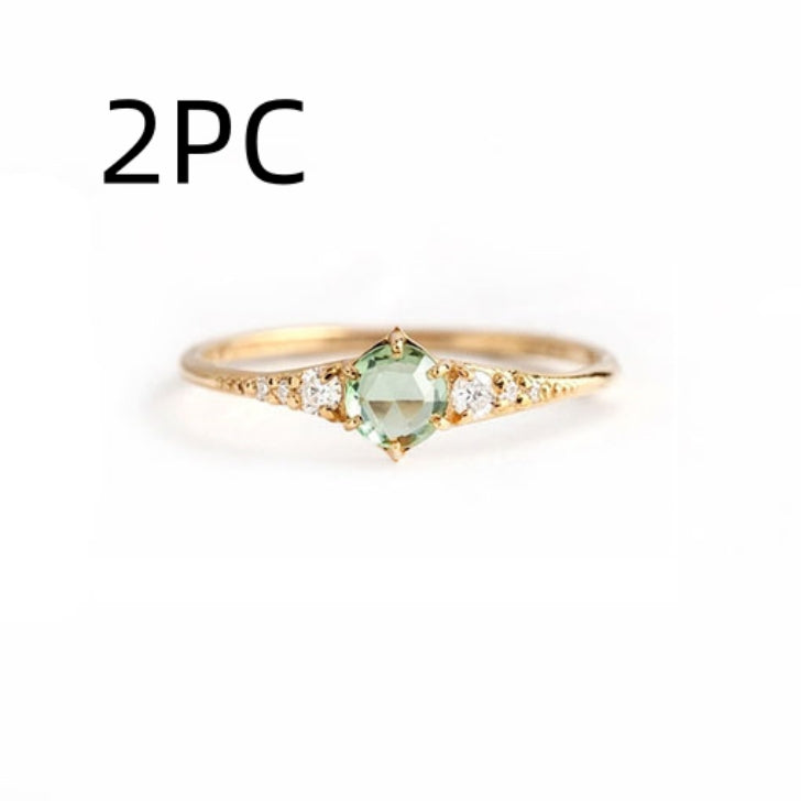 Keisha Diamond Pearl Ring