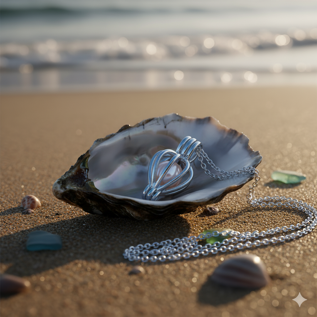 Pearl Oyster Surprise Can • DIY Natural Pearl Necklace Kit • Freshwater Pearl Experience • Creative Gift for Her valentines gift