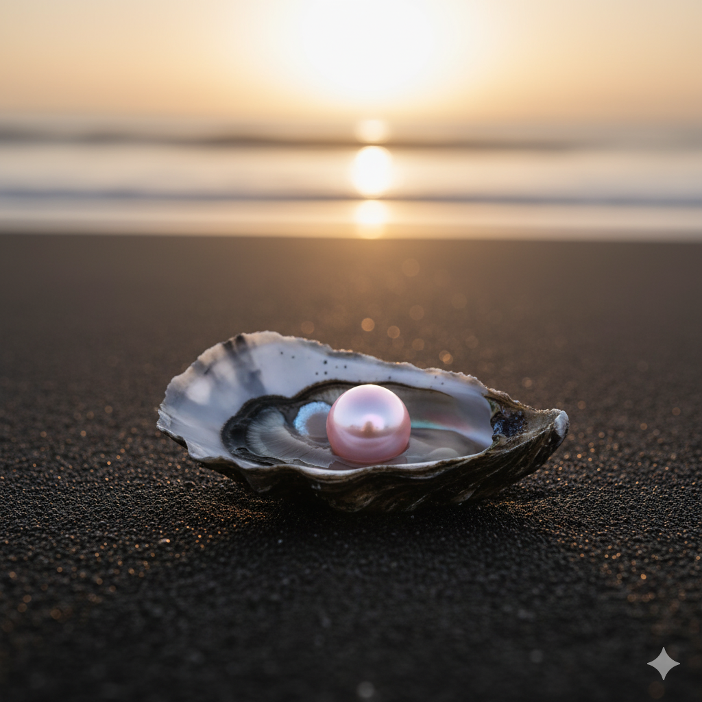 Pearl Oyster Surprise Can • DIY Natural Pearl Necklace Kit • Freshwater Pearl Experience • Creative Gift for Her valentines gift